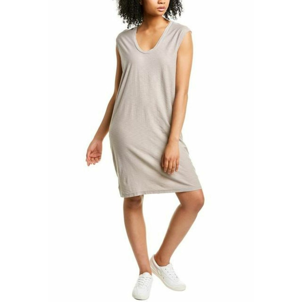 James Perse Women Cacao Cotton Modal Tank Dress WSVH6642CU Size 0 NWT